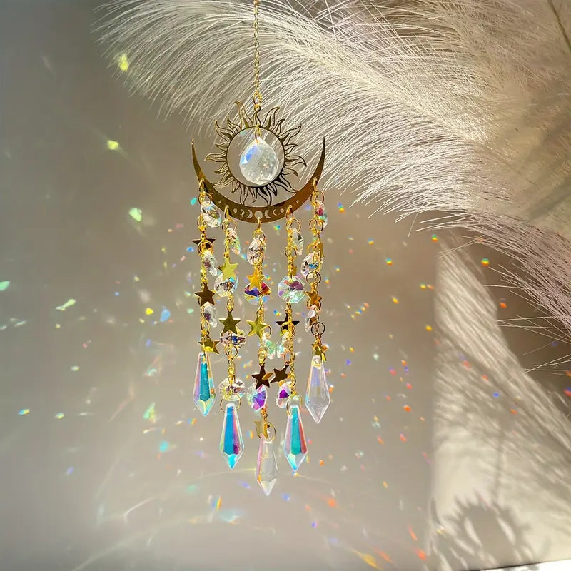 ✨ Is your window lacking magic? 🔥Crystal Wind Chimes Dance for Half Price! 🔥