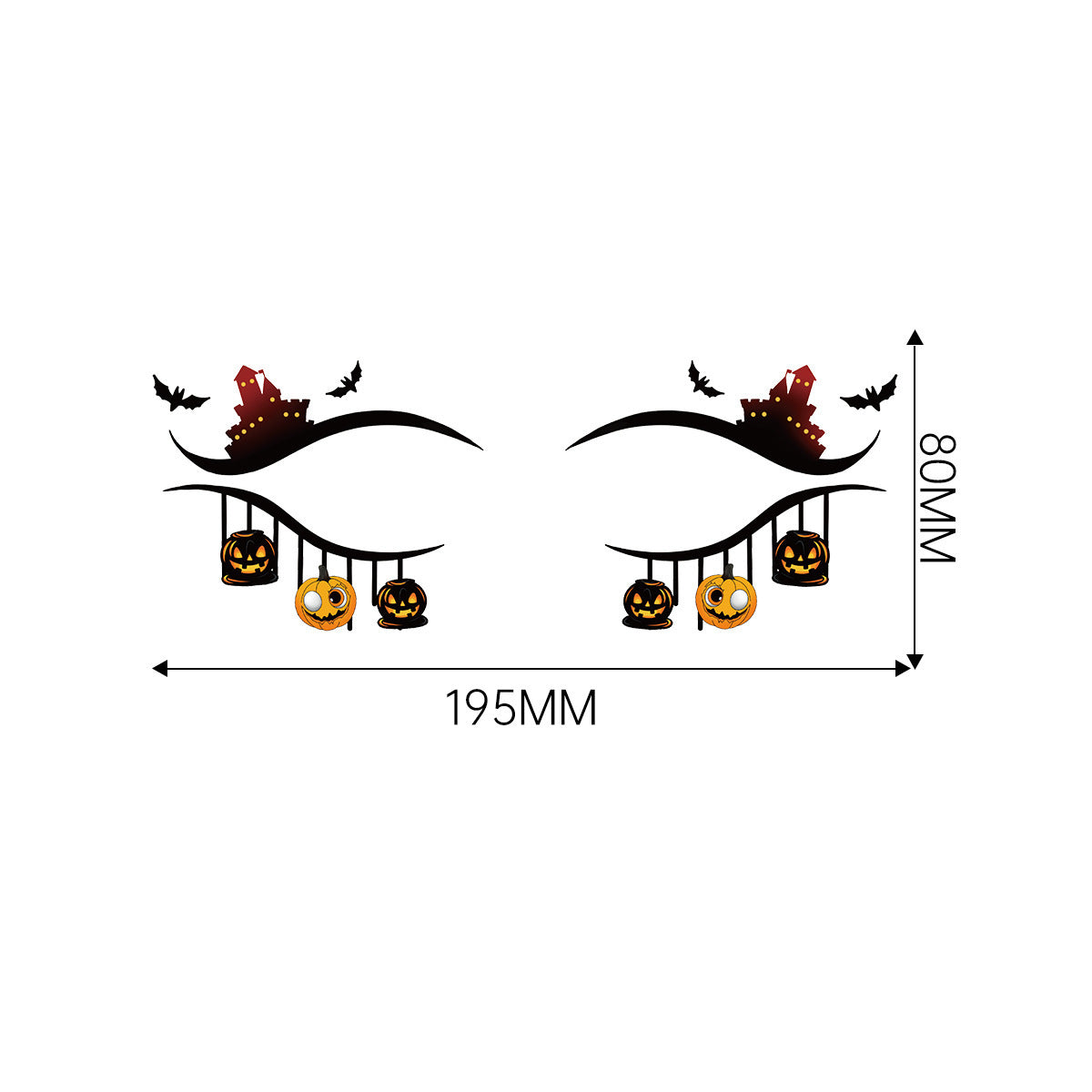 🔥Halloween Sale🎃50% Off🎁Halloween Makeup Stickers
