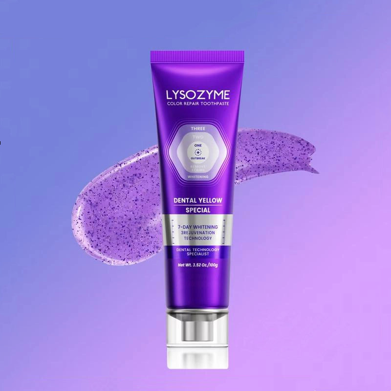 🔥🔥50% off! Purple Light Toothpaste whitens skin tone in 3 days ⚡