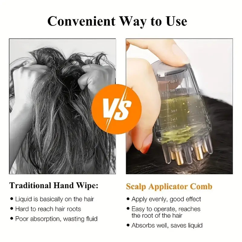 💥Special offer for new stores! 💝10ml portable essential oil roller massage comb