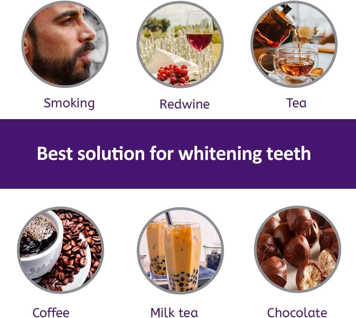 🔥🔥50% off! Purple Light Toothpaste whitens skin tone in 3 days ⚡