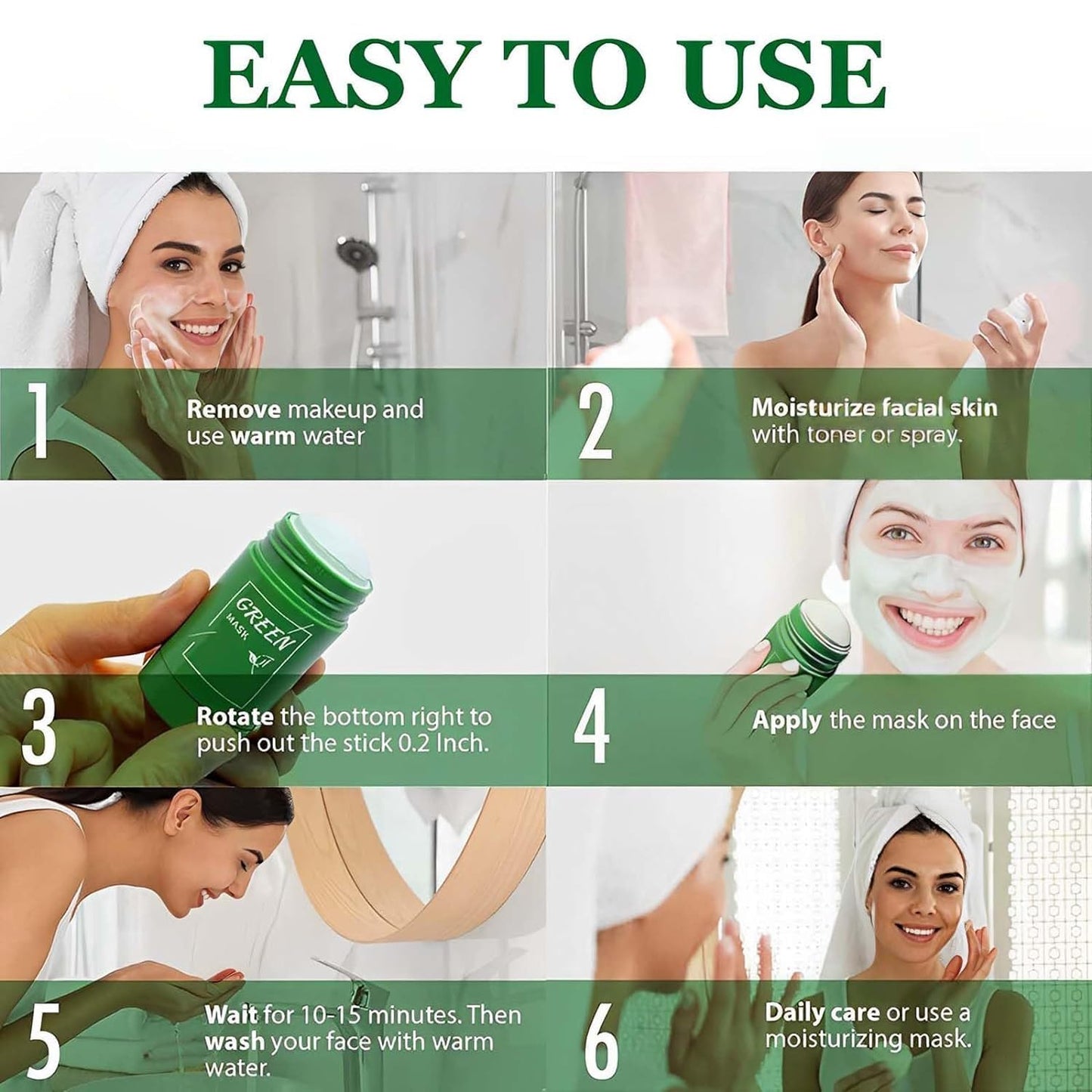 🔥50% off green tea sticks! 🔥Pore cleaner, blackheads gone in seconds🍓