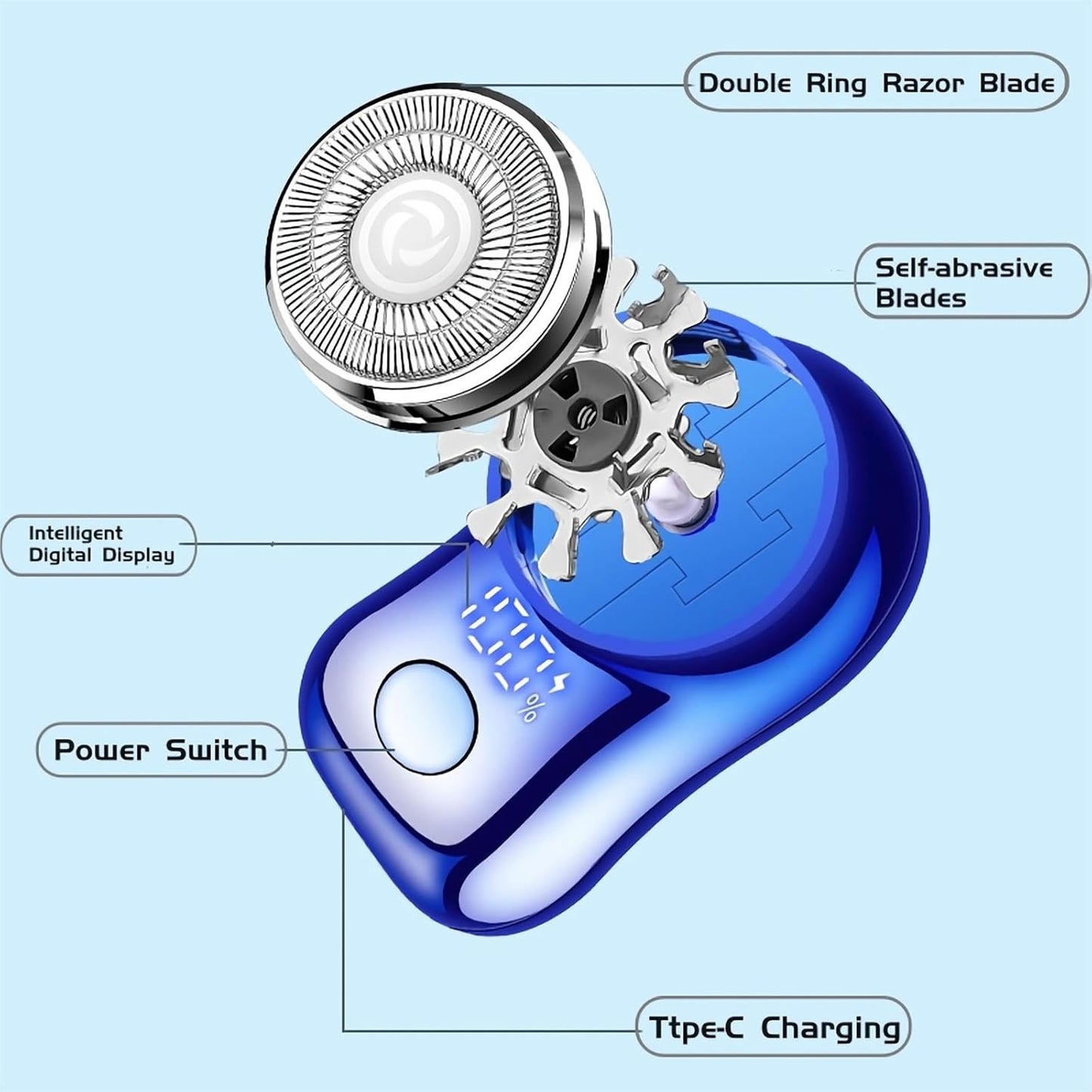 🔥Exclusive flash sale price for new customers🔥Mini digital shaver