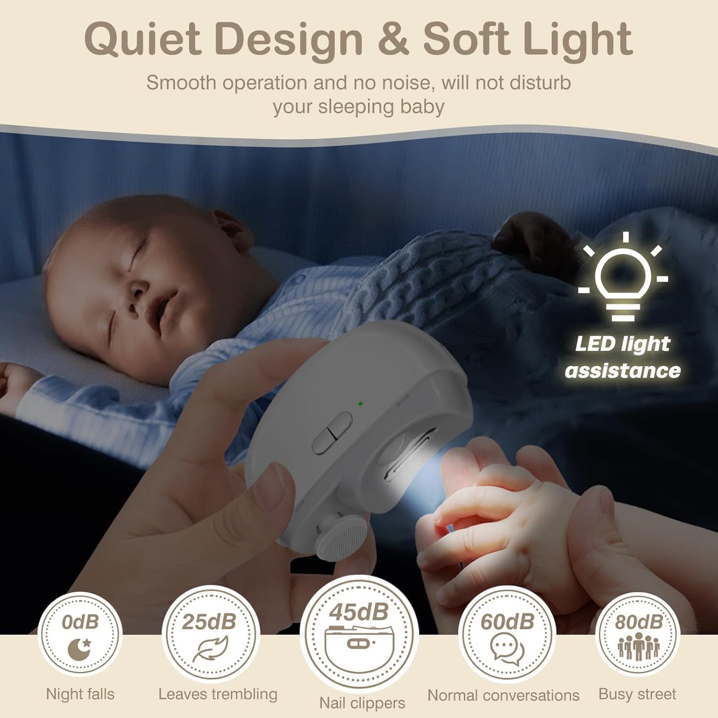 🔥Light-up silent nail clippers🔥Limited-time 50% off⏰