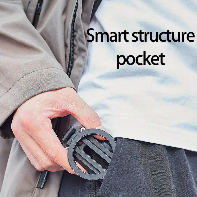 🔥 Limited-Time 50% Off!!!🔥🔥Fold = Keychain, Expand = Professional Stand📸