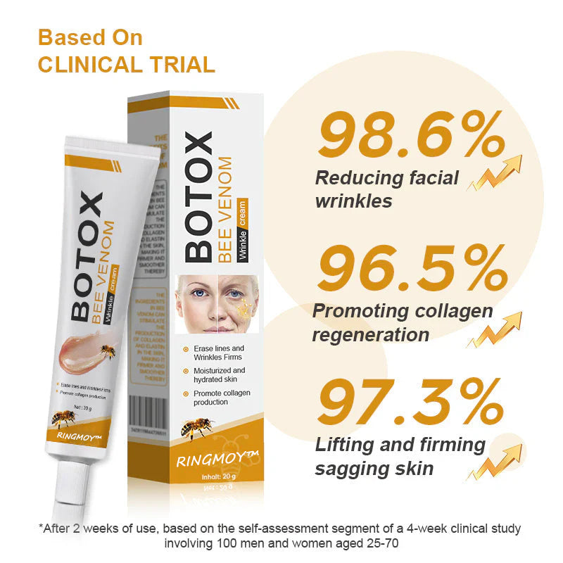 ⏰Last day 50% off🔥🔥 Bee Venom Anti-Wrinkle Cream🐝 Brightens skin and reduces wrinkles💡