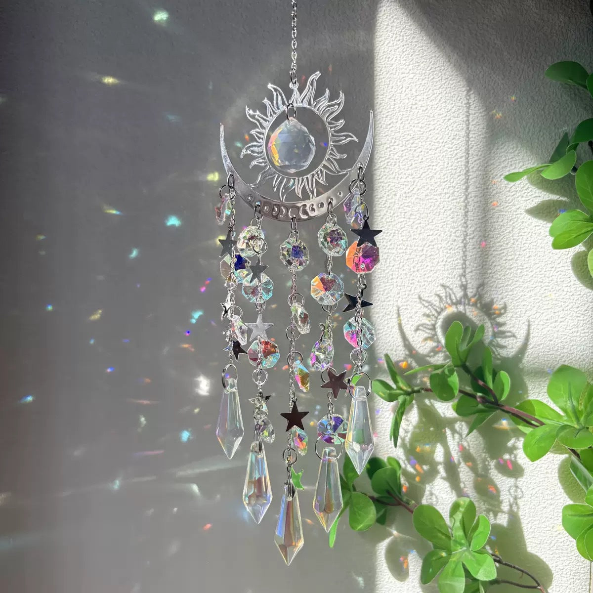 ✨ Is your window lacking magic? 🔥Crystal Wind Chimes Dance for Half Price! 🔥