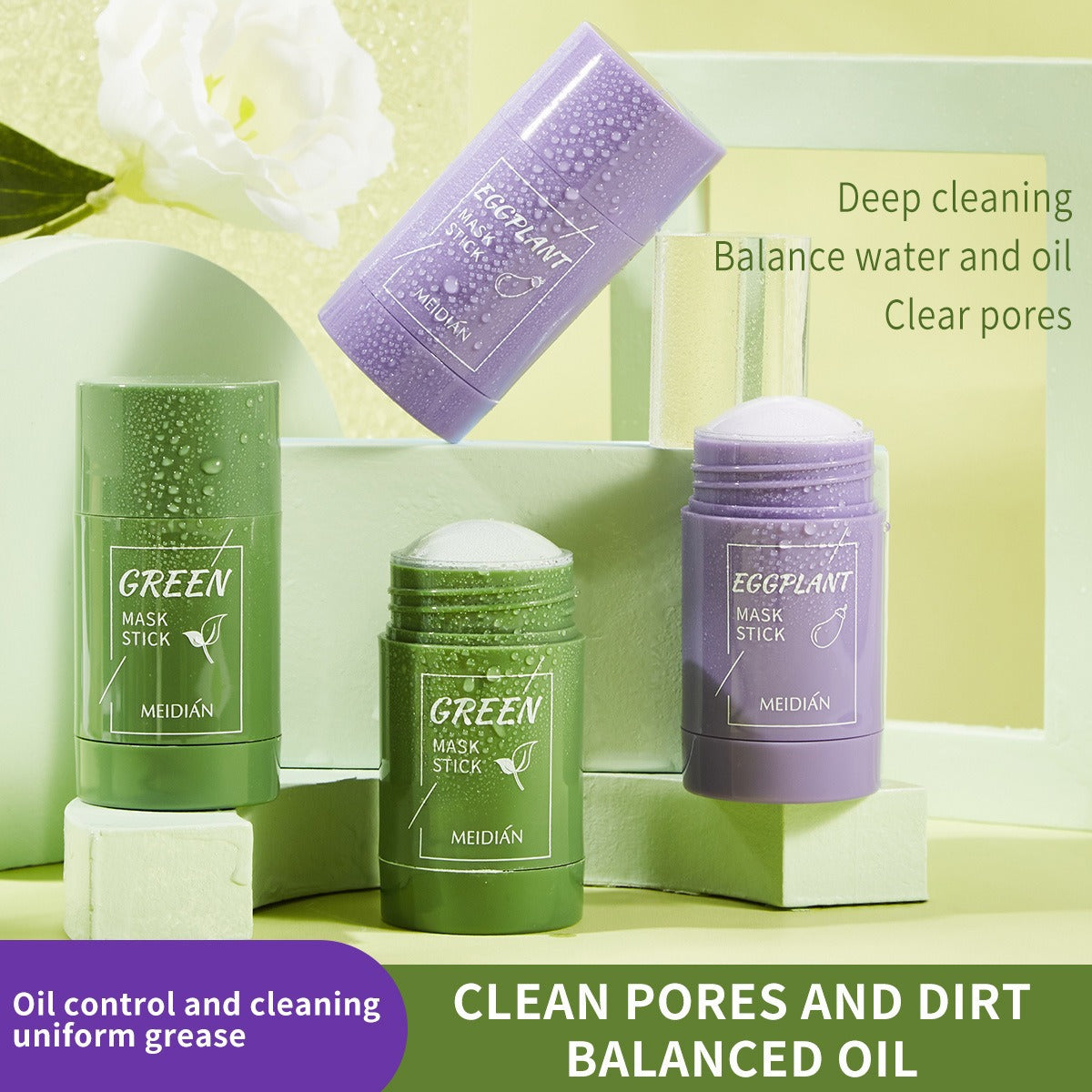 🔥50% off green tea sticks! 🔥Pore cleaner, blackheads gone in seconds🍓