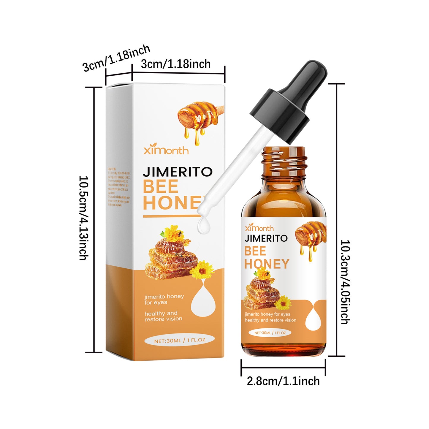 🔥50% off for the first 100 bottles! 🔥30ml Honey Eyes, 0 irritation📸