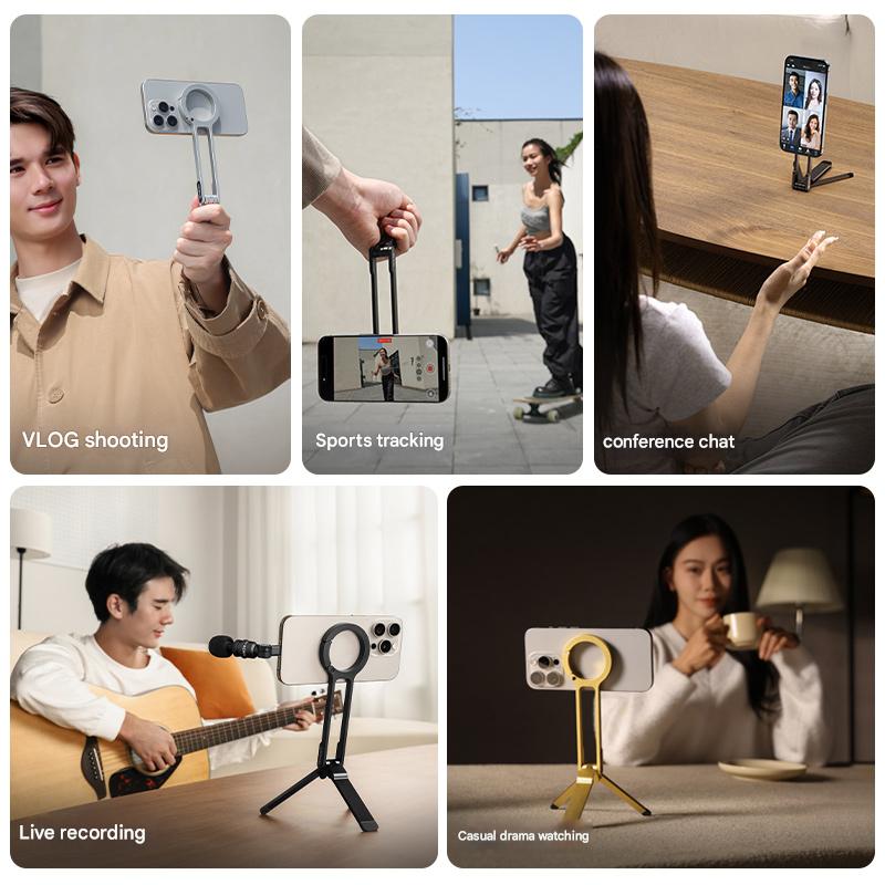 🔥 Limited-Time 50% Off!!!🔥🔥Fold = Keychain, Expand = Professional Stand📸