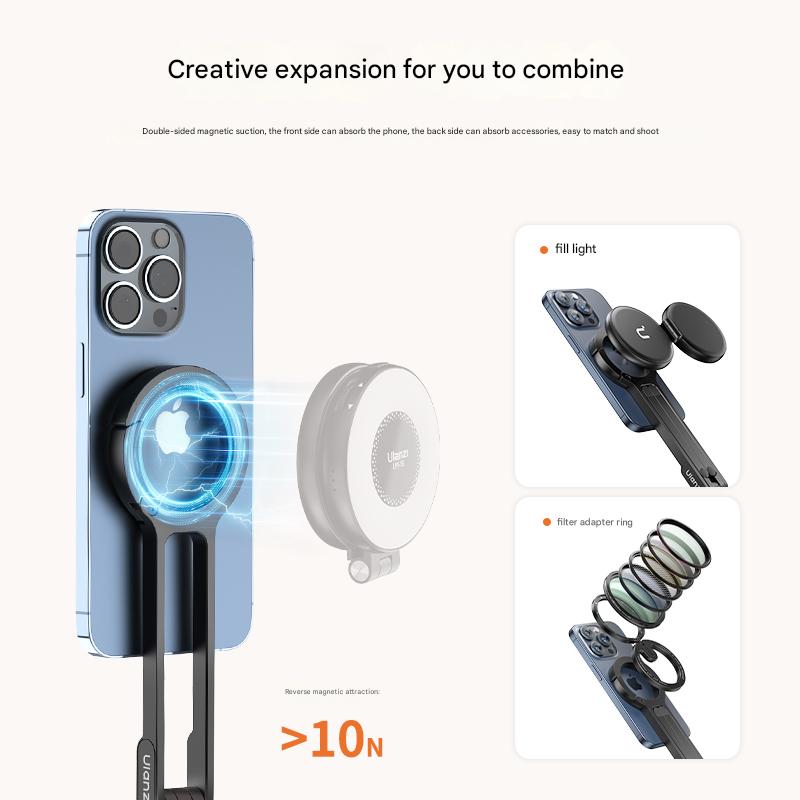 🔥 Limited-Time 50% Off!!!🔥🔥Fold = Keychain, Expand = Professional Stand📸