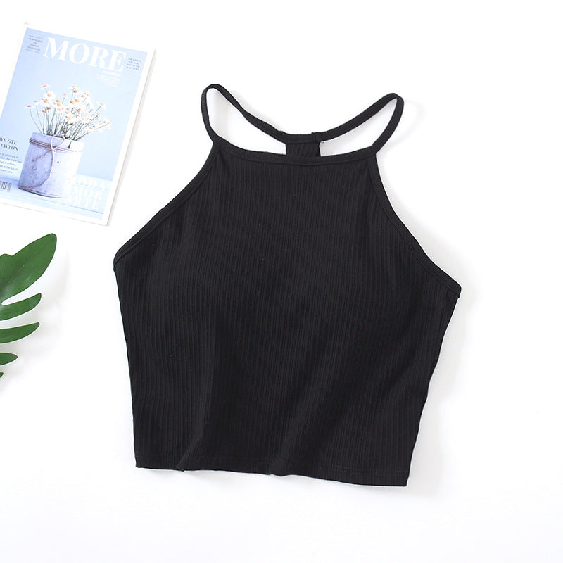 🌸Women's Crop 3-Pack Washed Seamless Rib-Knit Camisole Crop Tank Tops