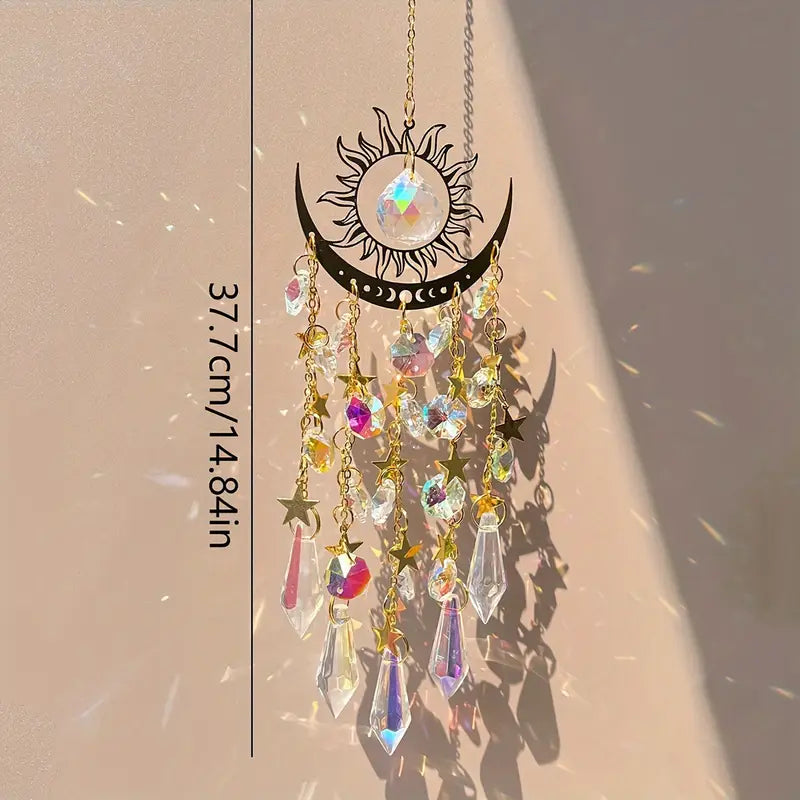 ✨ Is your window lacking magic? 🔥Crystal Wind Chimes Dance for Half Price! 🔥