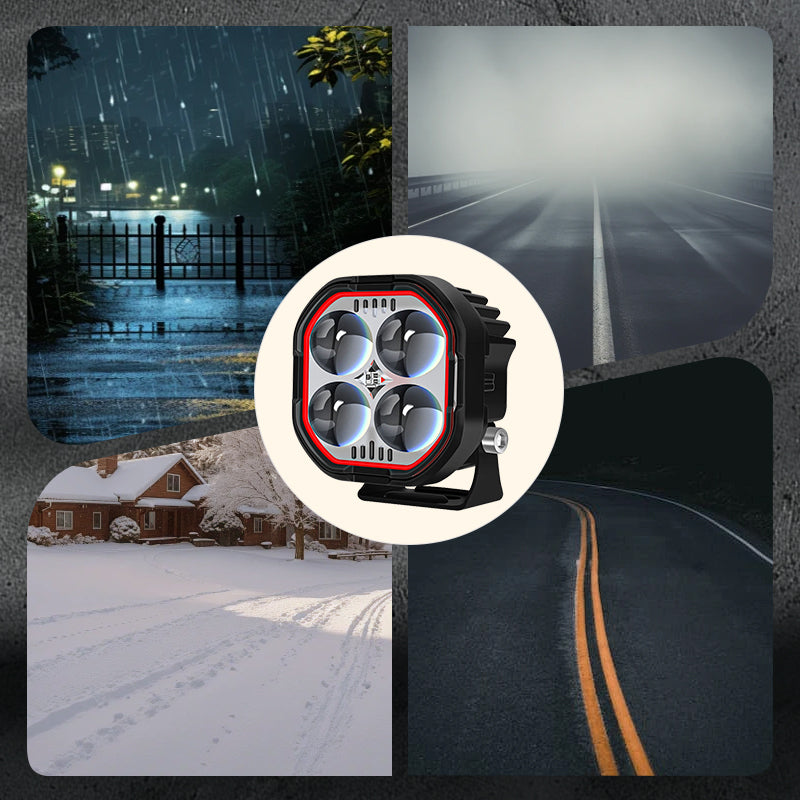 🔥🔥High Brightness Motorcycle Spotlight with Adjustable Bracket🔥
