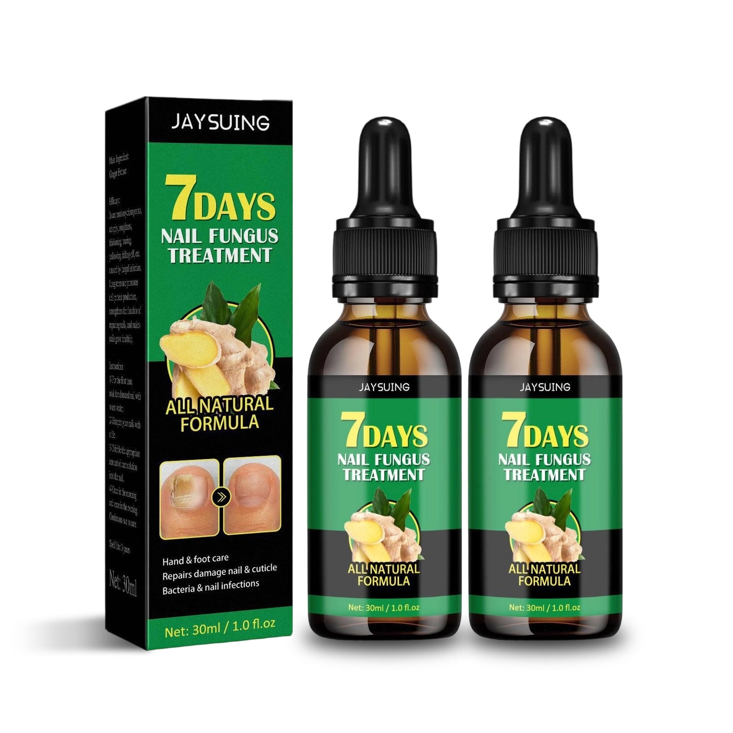 🌿Natural ginger essence! 🔥50% off on antibacterial and nail-nourishing products! 🔥