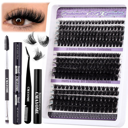 🔥Hot-selling DIY💝270pcs large capacity mixed false eyelashes
