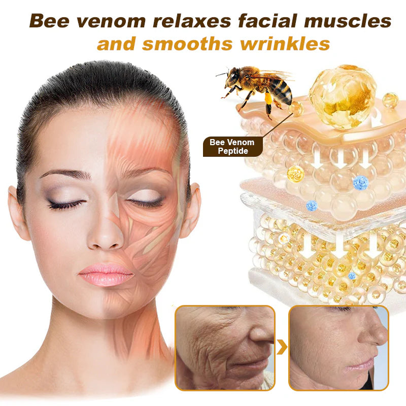 ⏰Last day 50% off🔥🔥 Bee Venom Anti-Wrinkle Cream🐝 Brightens skin and reduces wrinkles💡