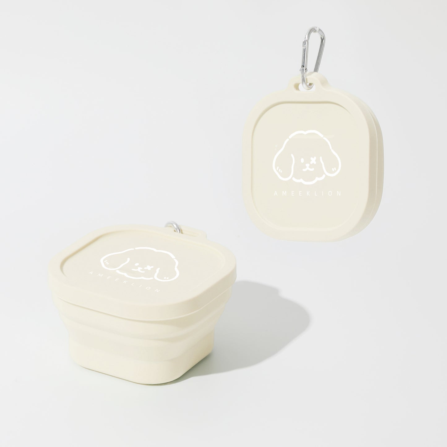 🔥New store limited-time discount offer💥! 400 ml outdoor leak-proof folding pet bowl