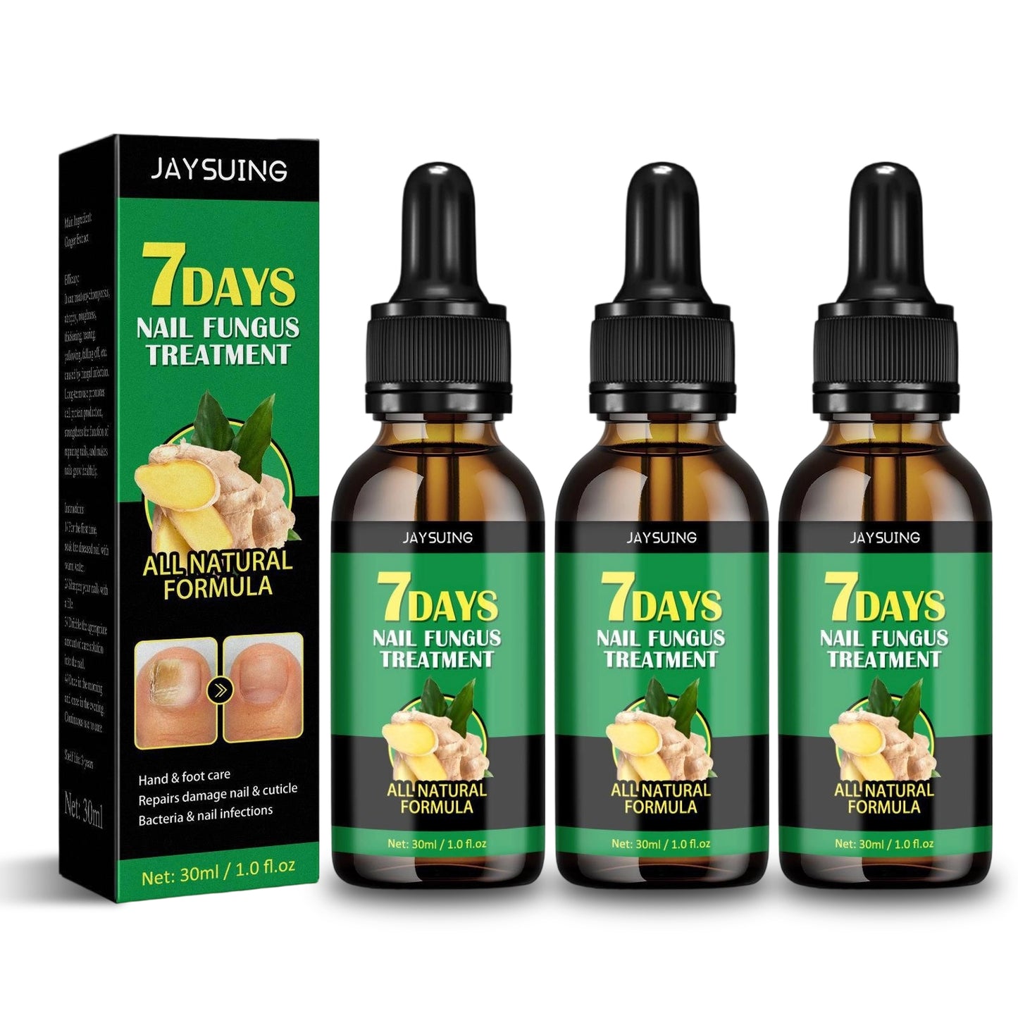 🌿Natural ginger essence! 🔥50% off on antibacterial and nail-nourishing products! 🔥