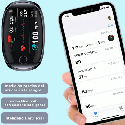 🔥Final 3 Hours：50% OFF🏆Non-Invasive Blood Glucose Meter[99.9% Accuracy]✅TGA Approved