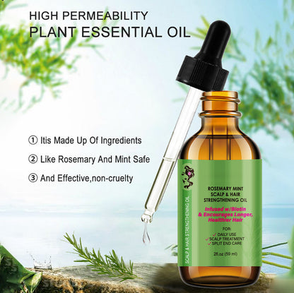 💇‍♀️Worried about baldness? 💧50% off Rosemary Hair Growth Oil to awaken your hair follicles! 🔥