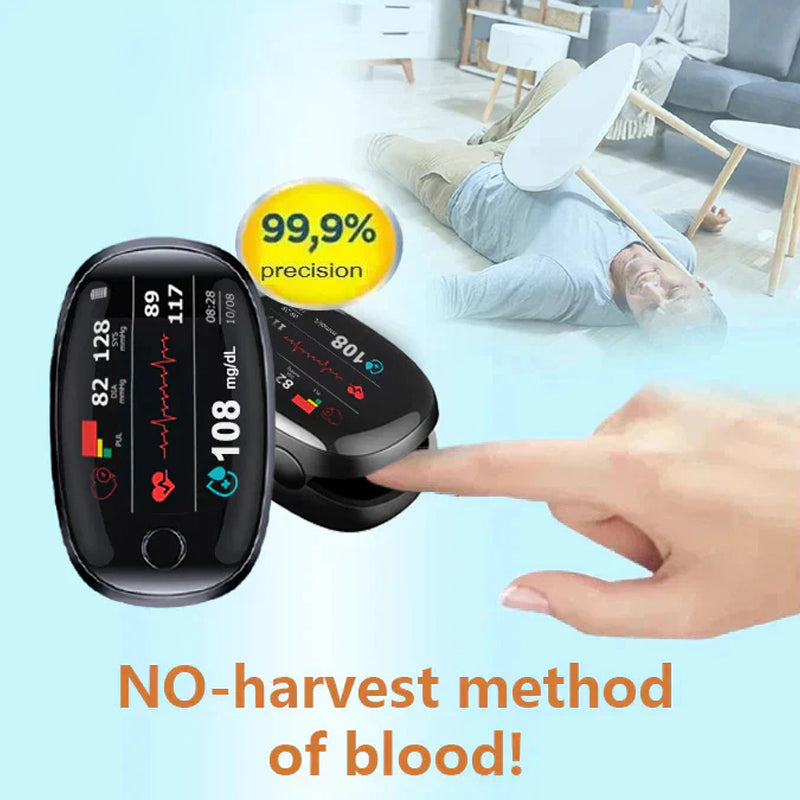 🔥Final 3 Hours：50% OFF🏆Non-Invasive Blood Glucose Meter[99.9% Accuracy]✅TGA Approved
