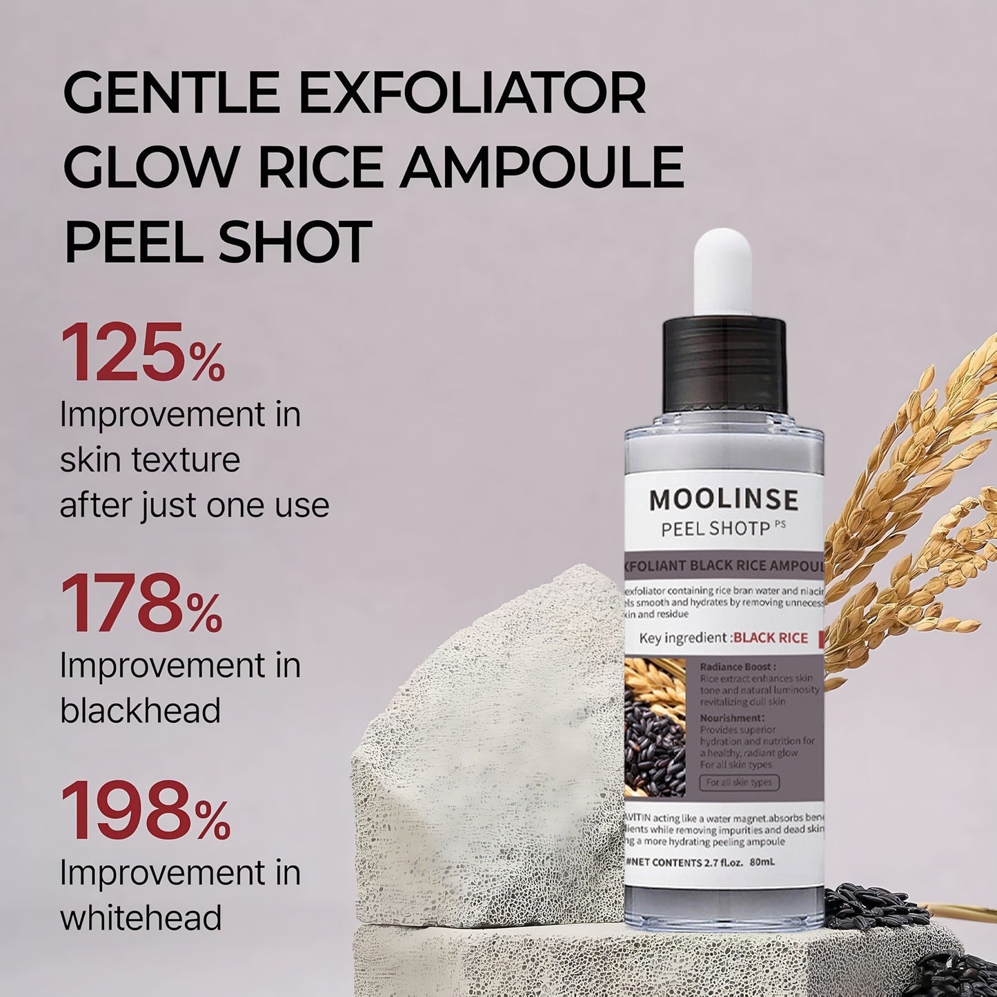 🔥🔥50% off "rice" light bottle ⚡ 0 painless scrubbing! Rub your skin into a beautiful skin in 30 seconds💧