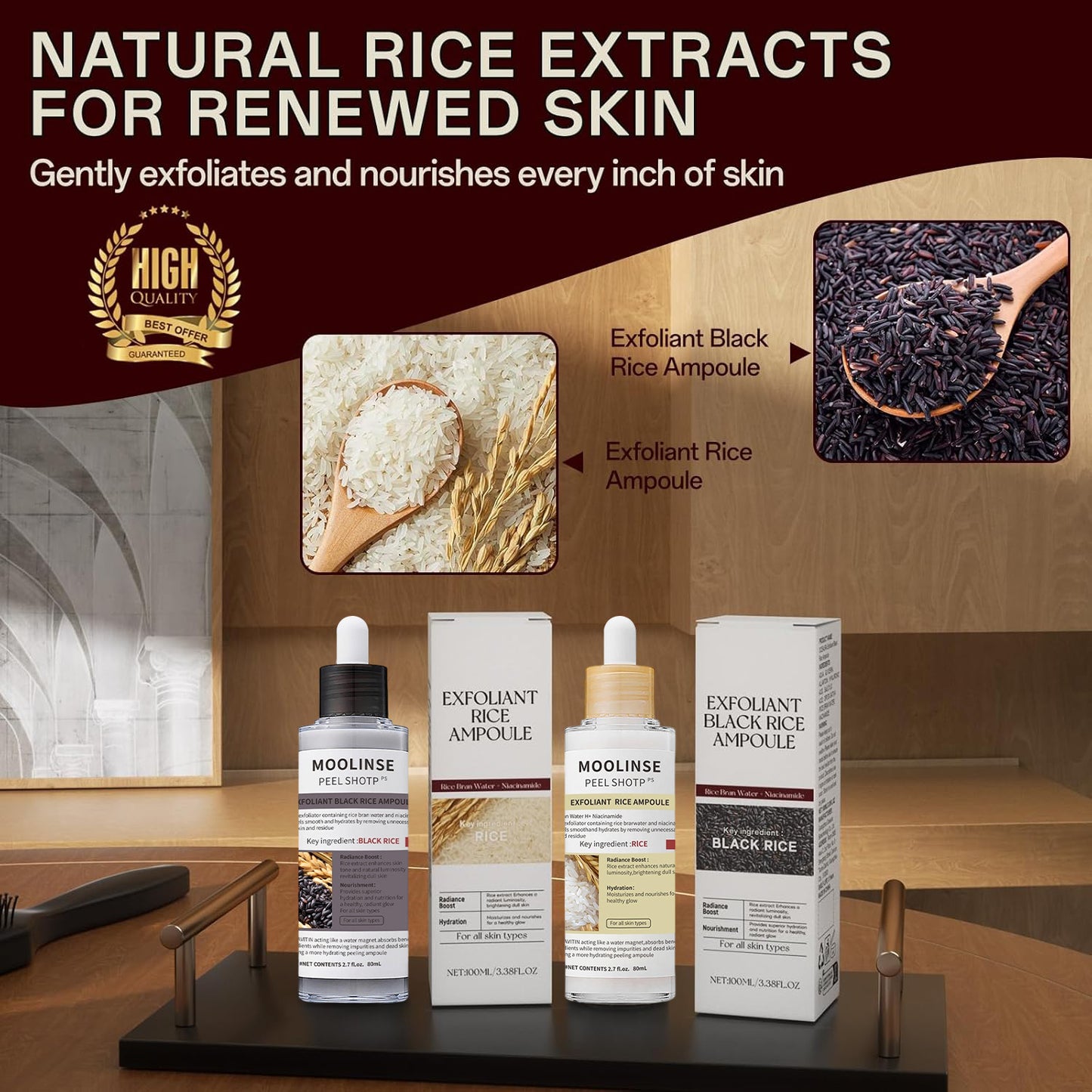 🔥🔥50% off "rice" light bottle ⚡ 0 painless scrubbing! Rub your skin into a beautiful skin in 30 seconds💧