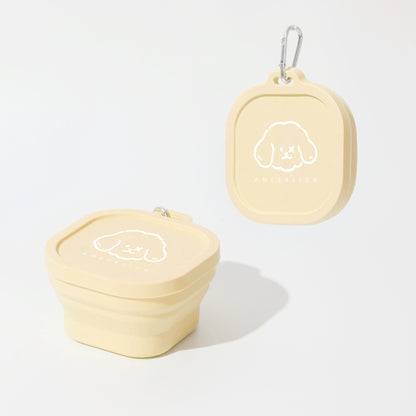 🔥New store limited-time discount offer💥! 400 ml outdoor leak-proof folding pet bowl