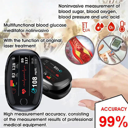 🔥Final 3 Hours：50% OFF🏆Non-Invasive Blood Glucose Meter[99.9% Accuracy]✅TGA Approved