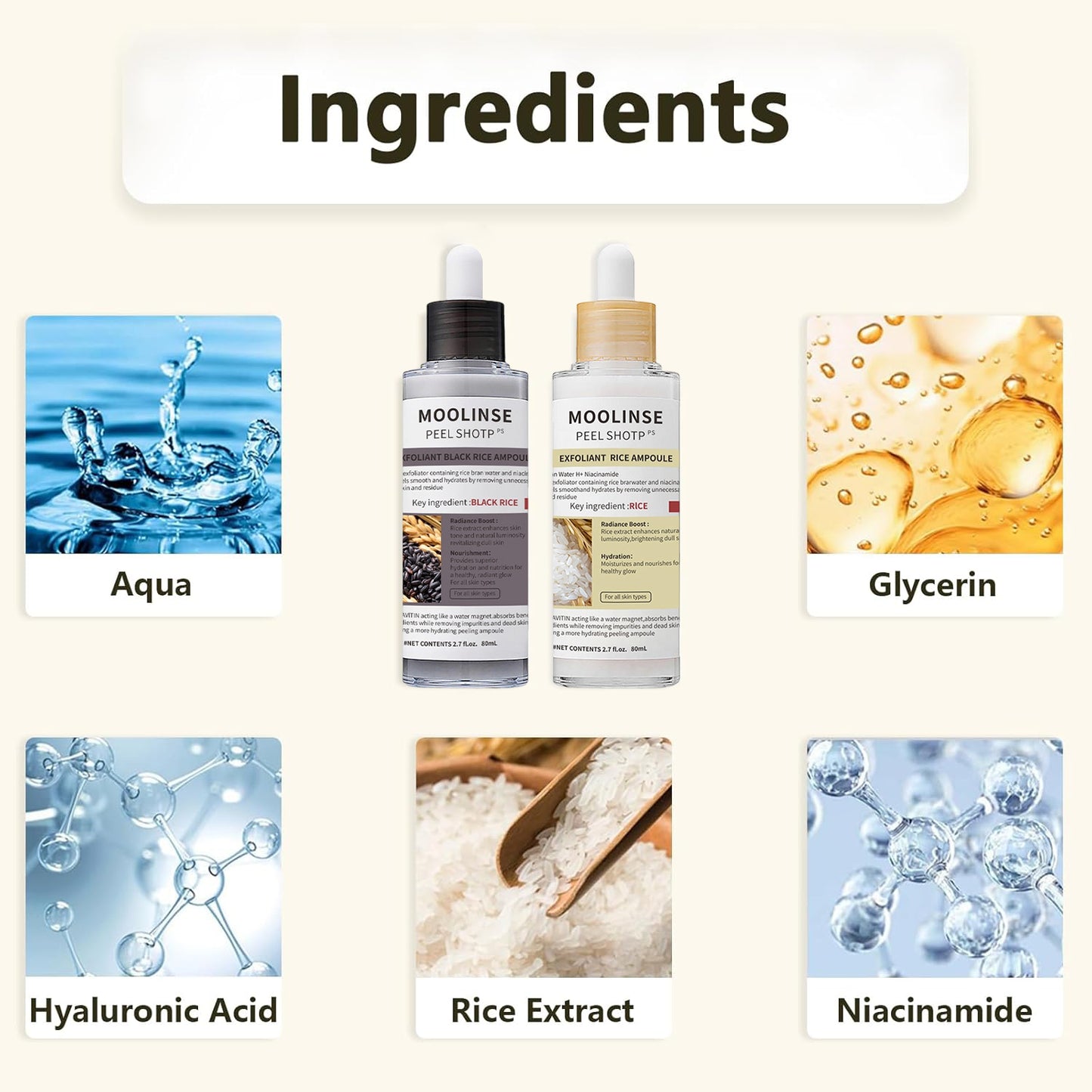 🔥🔥50% off "rice" light bottle ⚡ 0 painless scrubbing! Rub your skin into a beautiful skin in 30 seconds💧