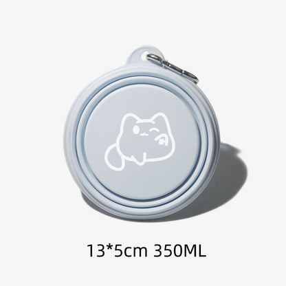 🔥New store limited-time discount offer💥! 400 ml outdoor leak-proof folding pet bowl