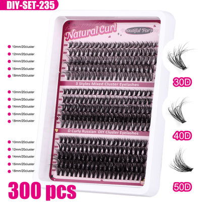 🔥Hot-selling DIY💝270pcs large capacity mixed false eyelashes