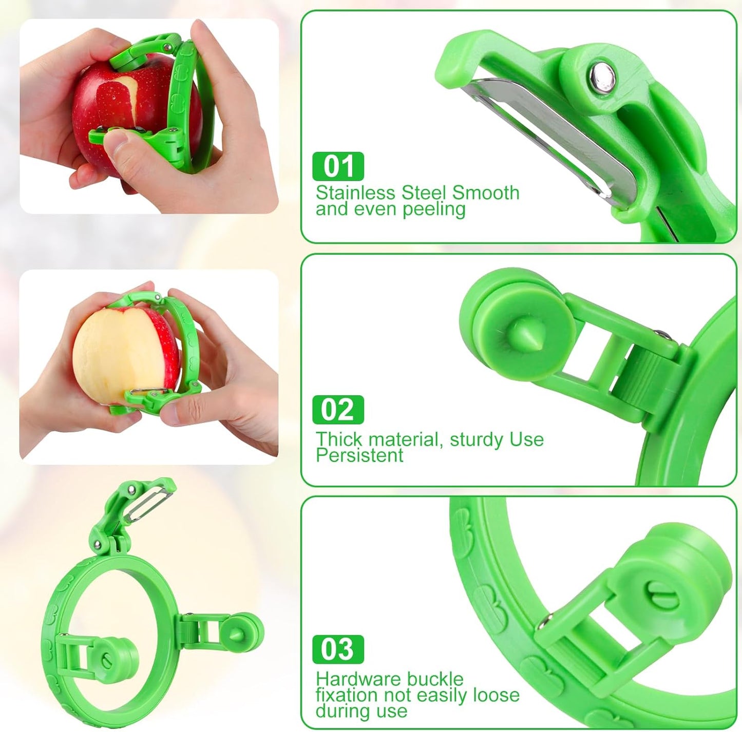 🔥Do you always hurt your hands when peeling fruit? Try this! 🍎Fruit Peeler🔥