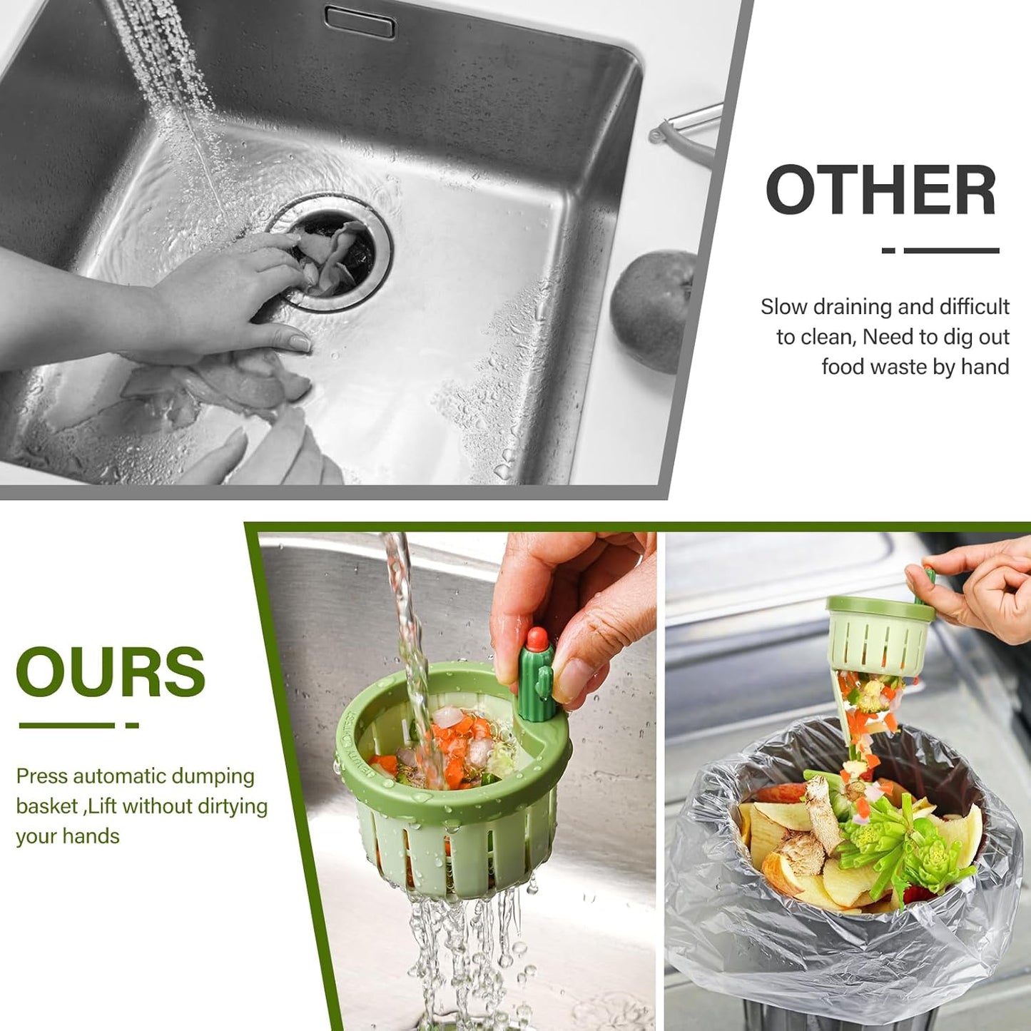🔥Still picking out the sink with your bare hands? 💥50% off this lazy gadget is here🔥