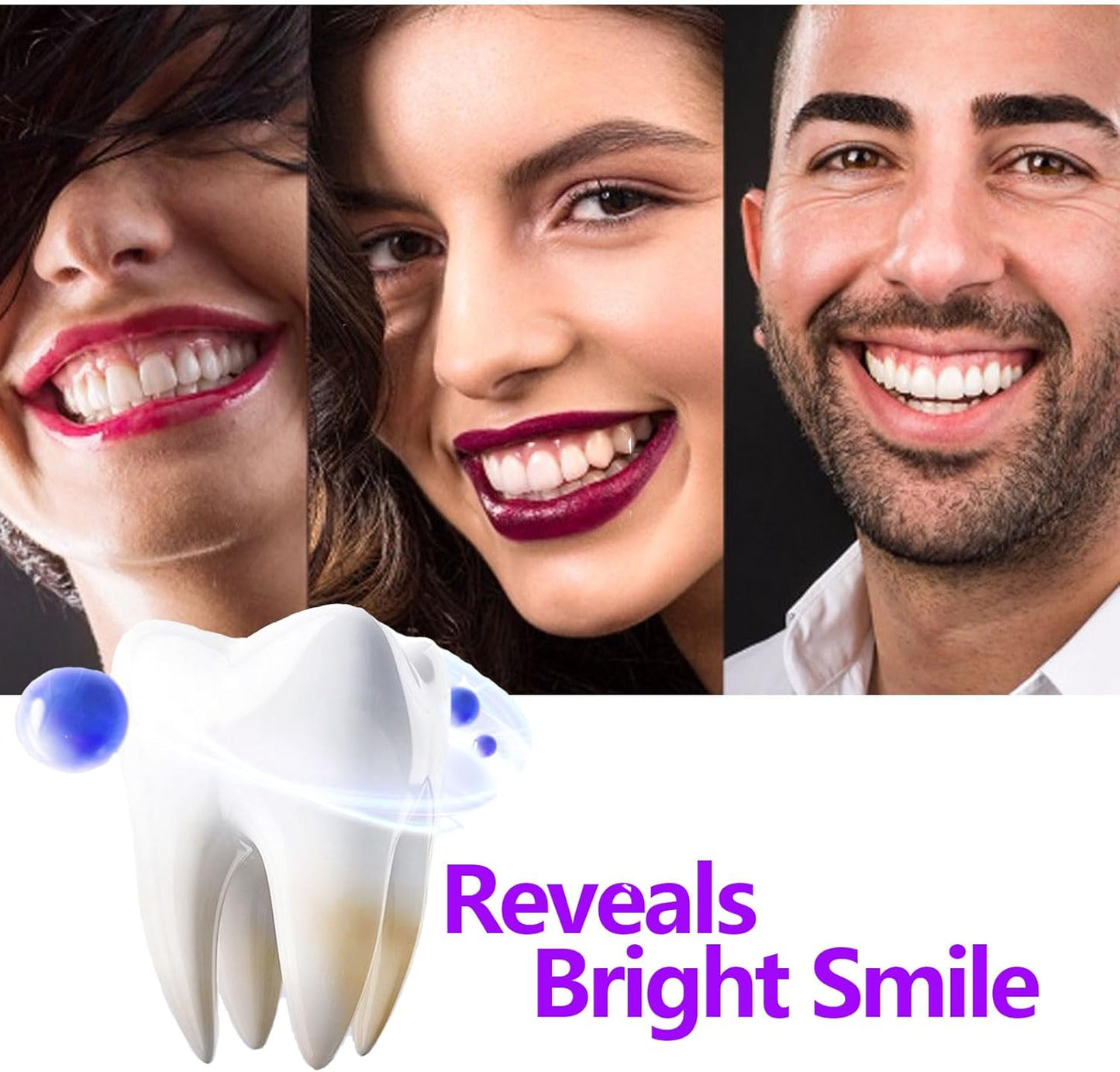 🔥🔥50% off! Purple Light Toothpaste whitens skin tone in 3 days ⚡