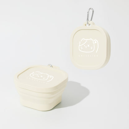 🔥New store limited-time discount offer💥! 400 ml outdoor leak-proof folding pet bowl