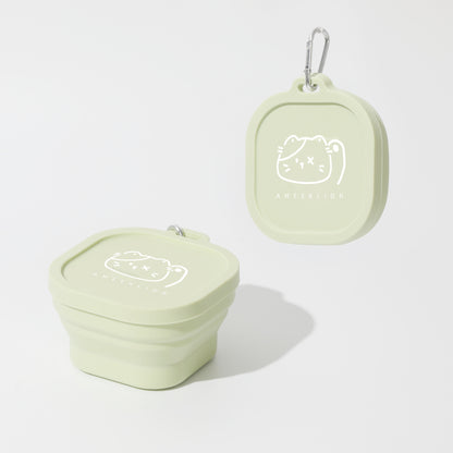 🔥New store limited-time discount offer💥! 400 ml outdoor leak-proof folding pet bowl
