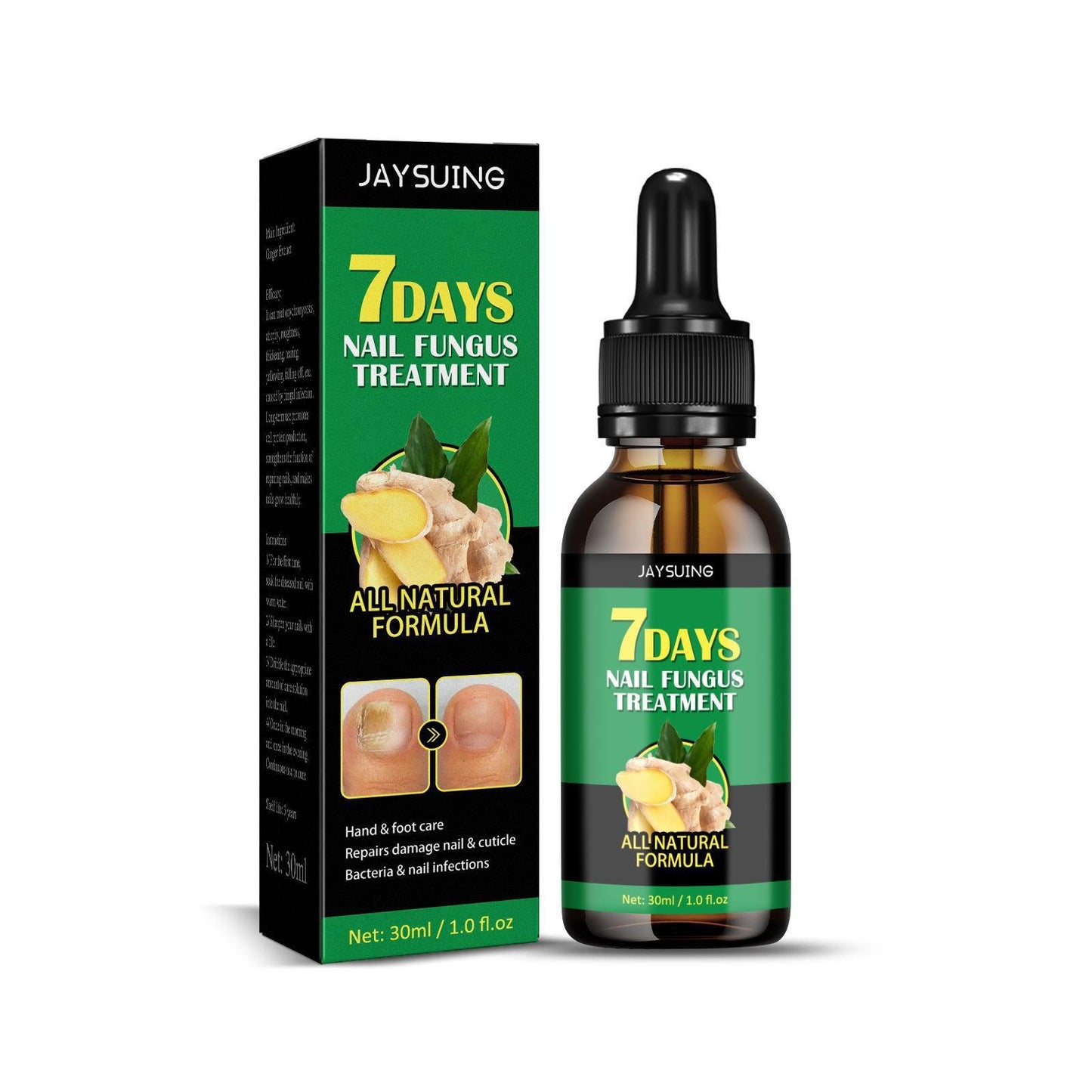 🌿Natural ginger essence! 🔥50% off on antibacterial and nail-nourishing products! 🔥