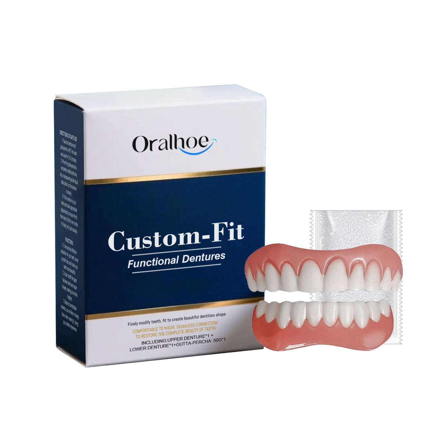🔥🔥50% off on amazing smile products! Customizable functional dentures🦷