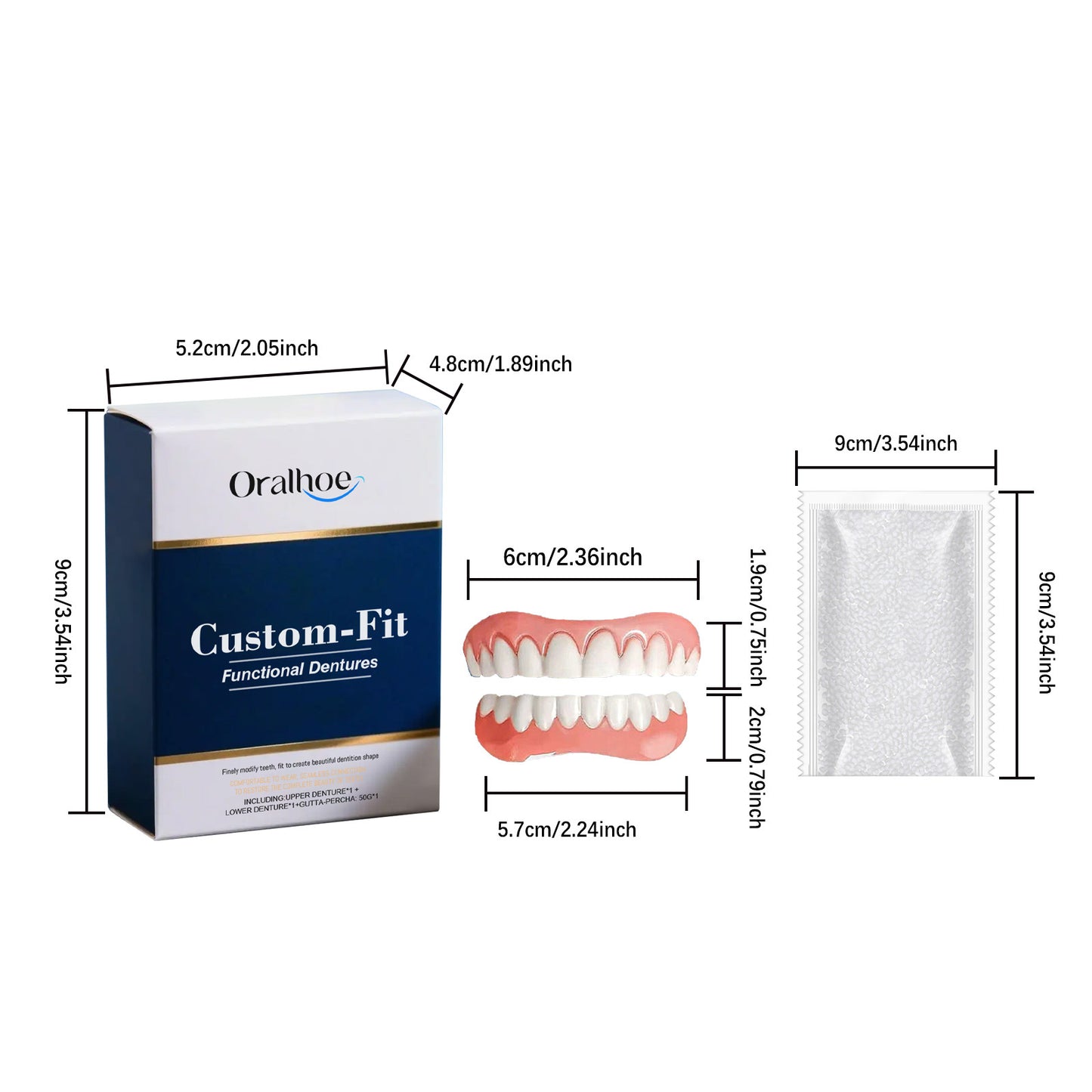 🔥🔥50% off on amazing smile products! Customizable functional dentures🦷