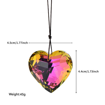 💝Is your decor lacking soul? 🔥Light up your heart-shaped prism pendant at half price! 🔥