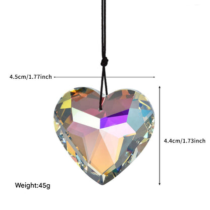 💝Is your decor lacking soul? 🔥Light up your heart-shaped prism pendant at half price! 🔥