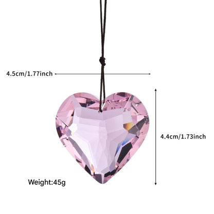 💝Is your decor lacking soul? 🔥Light up your heart-shaped prism pendant at half price! 🔥