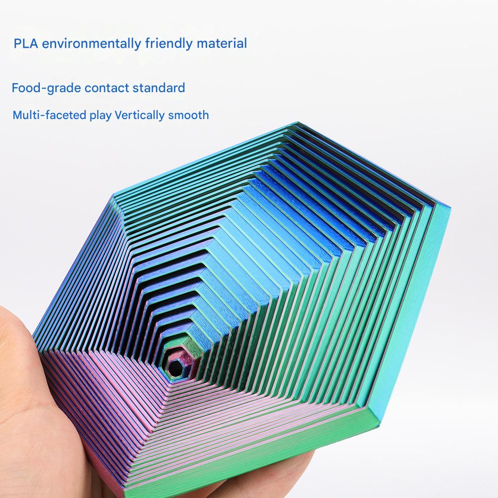 🔥50% off sale！！! 🔥3D printed hexagonal decompression tool🌀