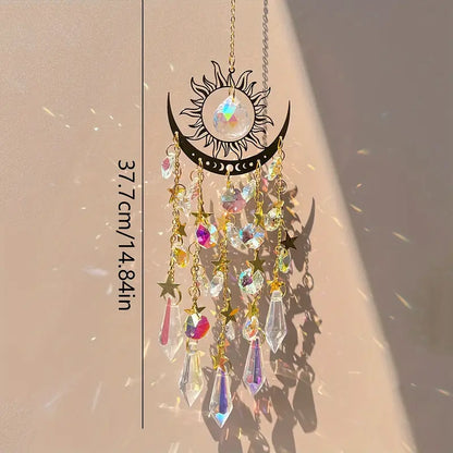 ✨ Is your window lacking magic? 🔥Crystal Wind Chimes Dance for Half Price! 🔥