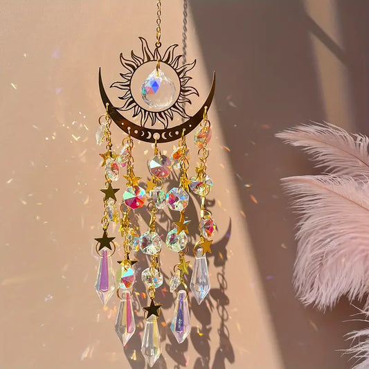 ✨ Is your window lacking magic? 🔥Crystal Wind Chimes Dance for Half Price! 🔥