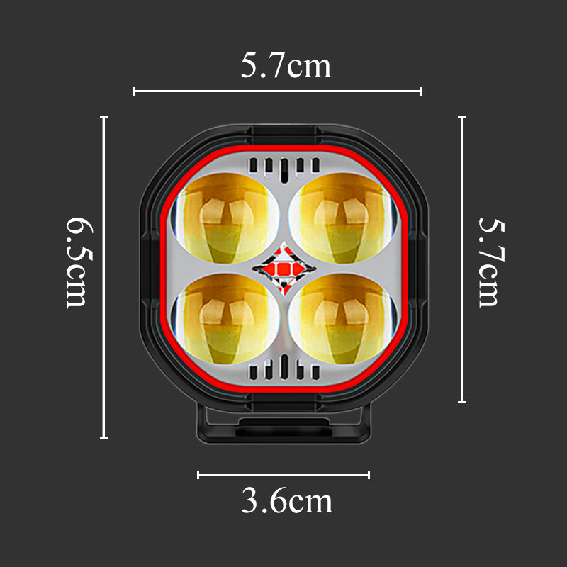 🔥🔥High Brightness Motorcycle Spotlight with Adjustable Bracket🔥